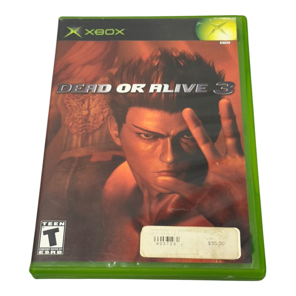 Dead or Alive 3 Original Xbox 2001 CIB Complete w Manual Scratched Untested